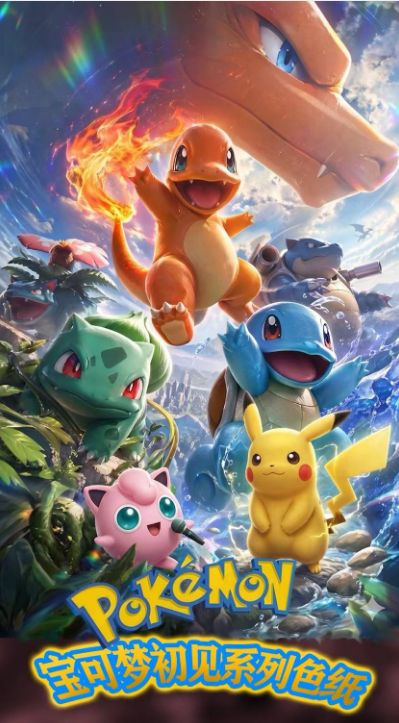 6.3 xing yue wen chuang Pokemon chu jian xi lie coloured paper 星跃文创 宝可梦 初见系列 色纸