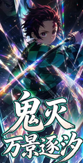6.2 su he wen chuang Demon Slayer wan jing zhu xi Acrylic colored paper 苏和文创 鬼灭之刃 万景逐汐 全亚克力色纸