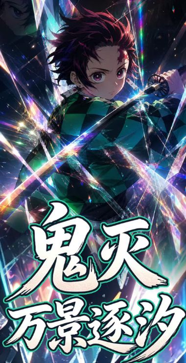 6.2 su he wen chuang Demon Slayer wan jing zhu xi Acrylic colored paper 苏和文创 鬼灭之刃 万景逐汐 全亚克力色纸