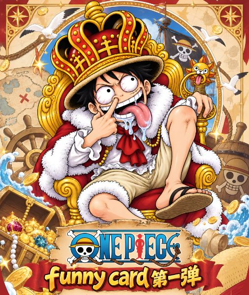 10.13 ONE PIECE funny card W01 海贼王 丑丑卡 第一弹