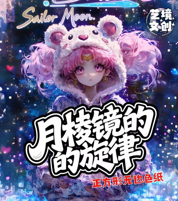 4.22 yi jing yue leng jing de xuan lv Sailor Moon coloured paper