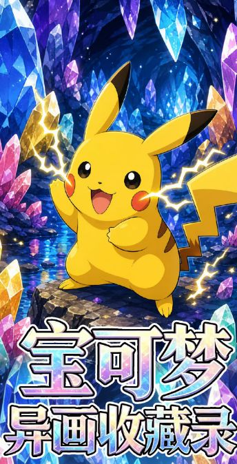 6.2 su he wen chuang Pokemon yi hua shou cang lu Acrylic colored paper 苏和文创 宝可梦 异画收藏录 全亚克力色纸