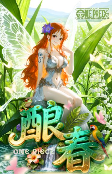 4.27 niang chun wen chuang One Piece Metal diamond card