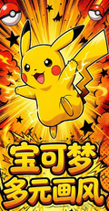 7.16 hui gu chao wan Pokemon duo yuan hua feng Thickened metal rating embossed card 绘谷潮玩 宝可梦 多元画风 加厚金属评级浮雕卡