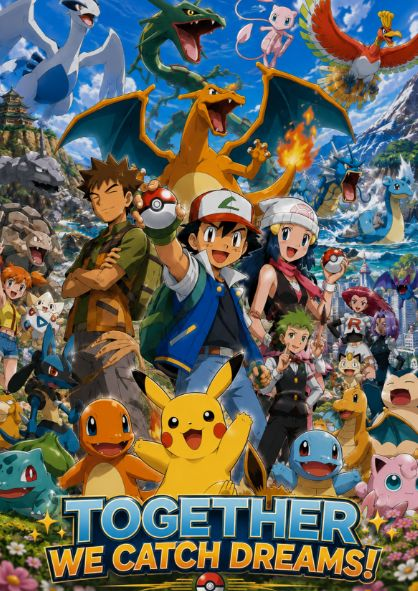 8.3 fu ka ying hua together we catch dreams Pokemon card brick 浮卡映画 together we catch dreams 宝可梦 卡砖