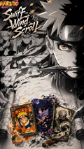7.15 fu ka ying hua Naruto ji feng juan zhou coloured paper 浮卡映画 火影忍者 疾风卷轴 色纸